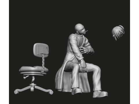 Anime Soul Eater Franken Stein Model do druku 3D