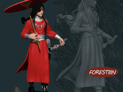 स्वर्ग के अधिकारी आशीर्वाद दे रहे हैं 3D प्रिंट मॉडल