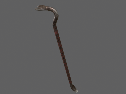 Old Crowbar 3D Model