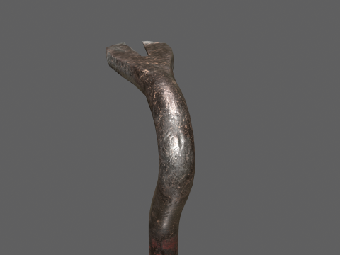 Old Crowbar 3D Model