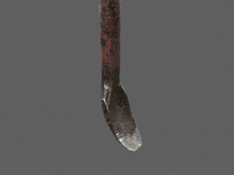 Old Crowbar 3D Model