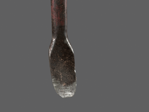 Old Crowbar 3D Model