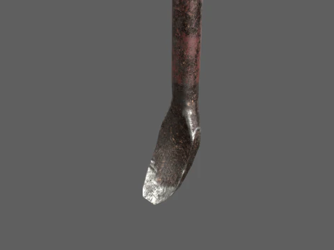 Old Crowbar 3D Model
