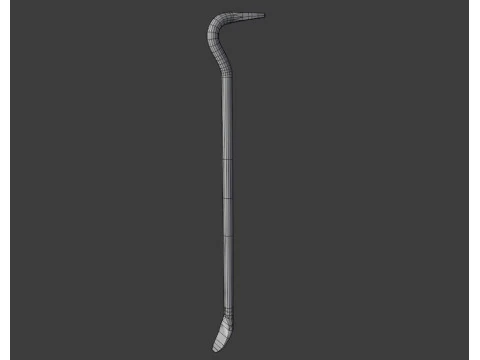 Old Crowbar 3D Model