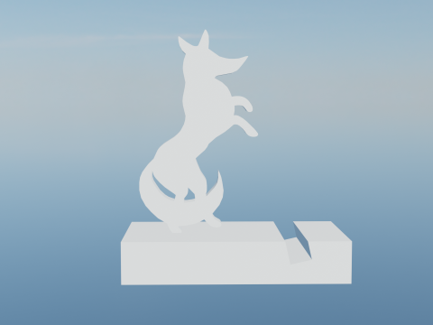 Fox phone stand Modèles 3D en vedette