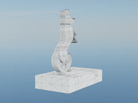 Fox phone stand 3D Print Model