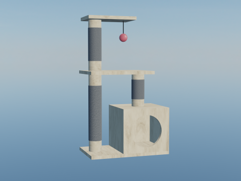 Cat house 3D Model