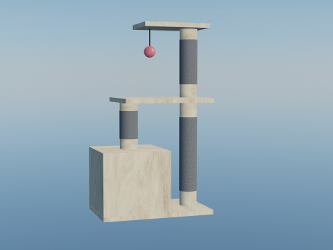 Cat house 3D 模型