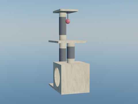 Cat house 3D 模型