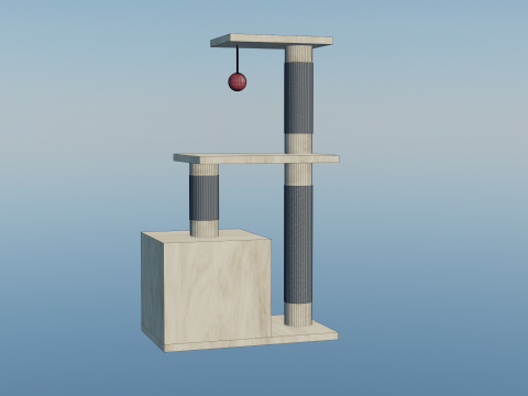 Cat house 3D 模型