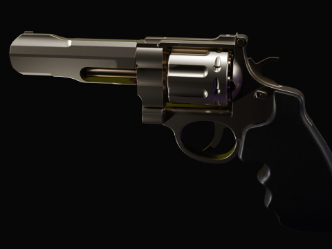 Smith Wesson m327 revolver 3D Model