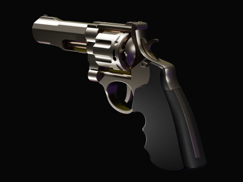 Smith Wesson m327 revolver 3D Model