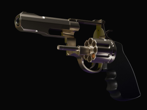 Smith Wesson m327 revolver 3D Model