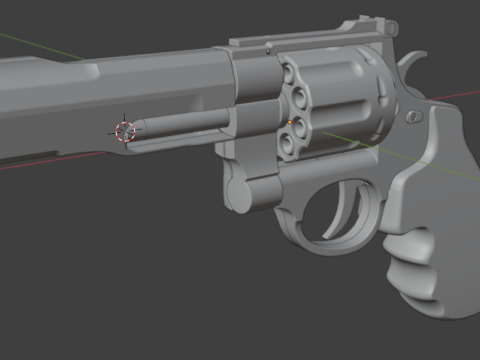 Smith Wesson m327 revolver 3D Model