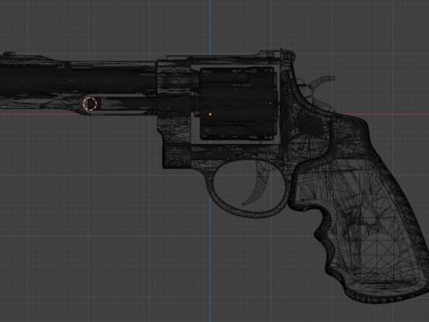Smith Wesson m327 revolver 3D Model