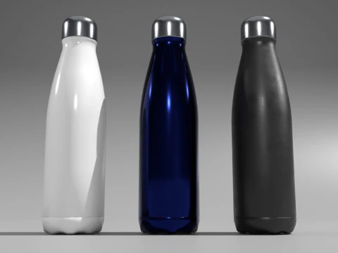 Garrafa de &aacute;gua esportiva Modelo 3D