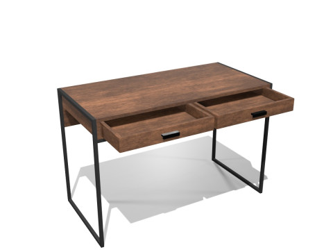 Minimalist office desk 3D-Modell