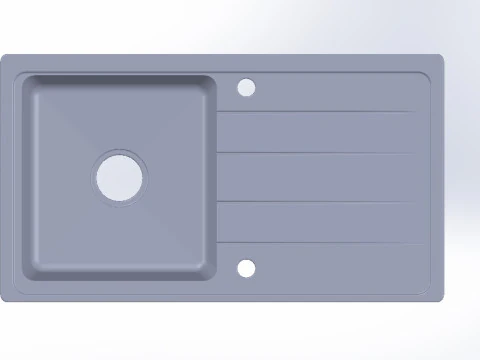 Sink stainless steel 3D Model