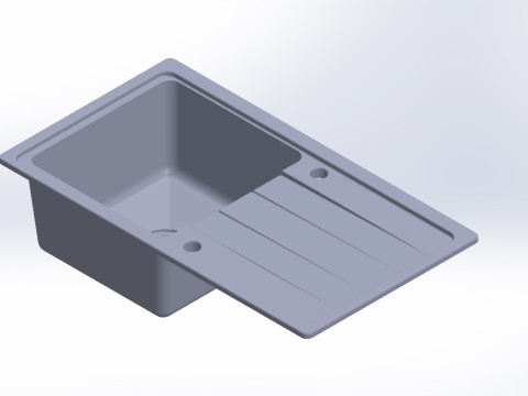 Sink stainless steel 3D Model