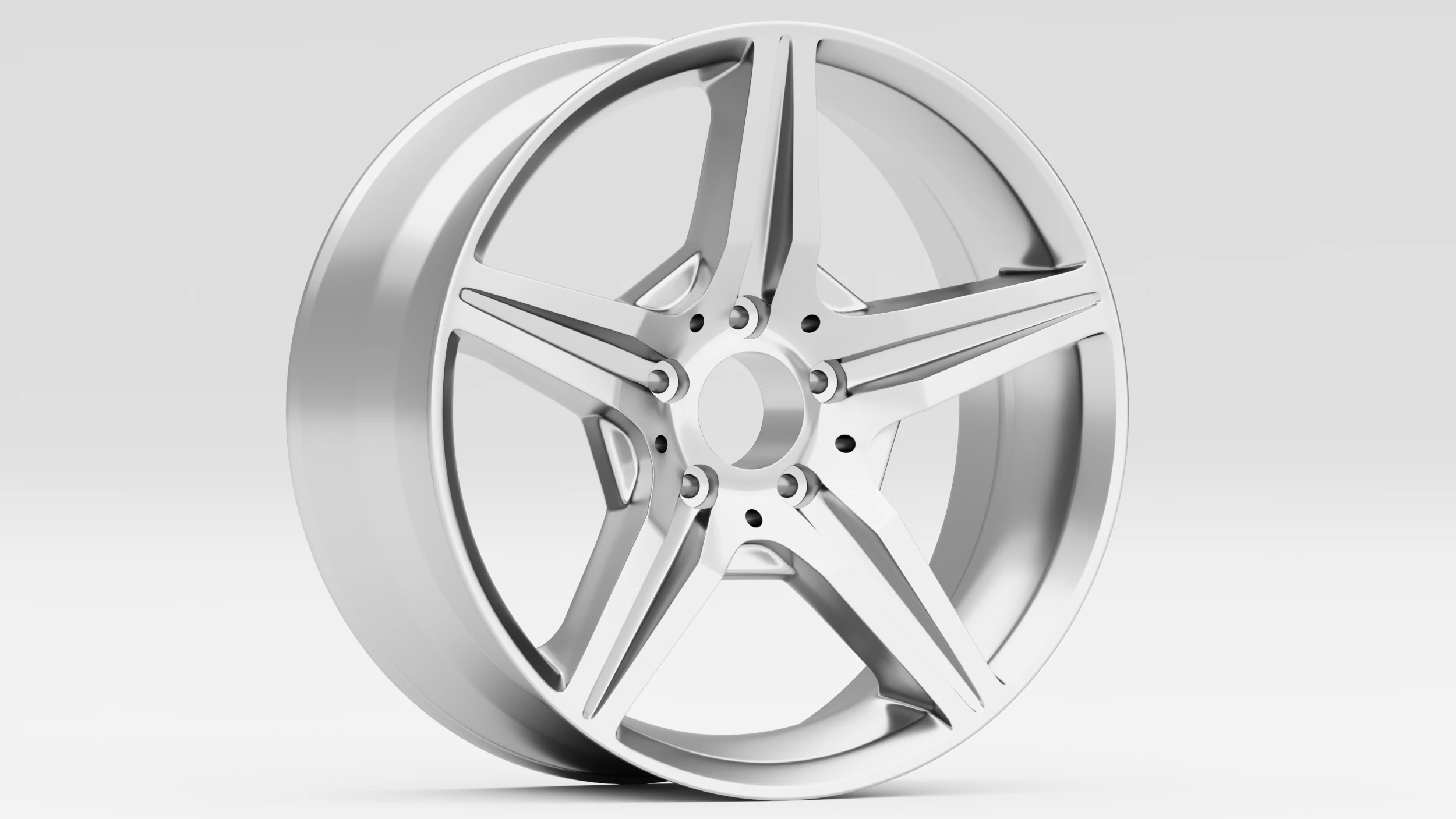 Mercedes SL550 85078MS 3D Model .c4d .max .obj .3ds .fbx .stl .blend 