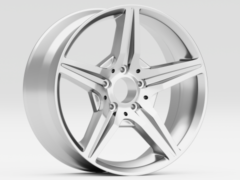 Mercedes SL550 85078MS 3D Модель
