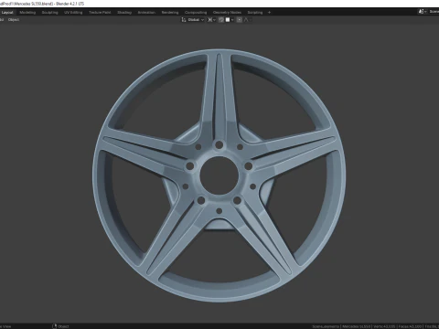 Mercedes SL550 85078MS 3D Model