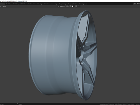 Mercedes SL550 85078MS 3D Model