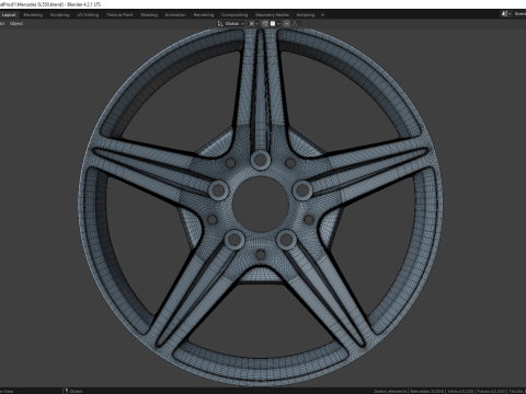 Mercedes SL550 85078MS 3D Model