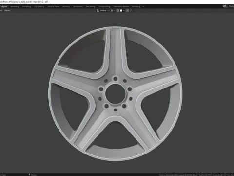 Mercedes GLA250 85384MG 3D Model