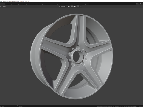 Mercedes GLA250 85384MG 3D Model