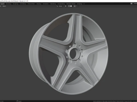Mercedes GLA250 85384MG 3D Model