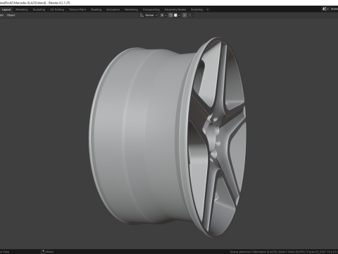 Mercedes GLA250 85384MG 3D Model