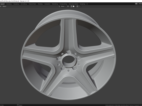 Mercedes GLA250 85384MG 3D Model