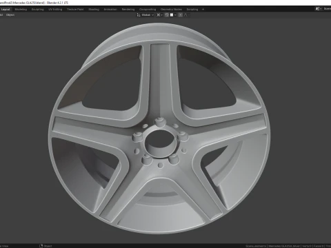 Mercedes GLA250 85384MG 3D Model