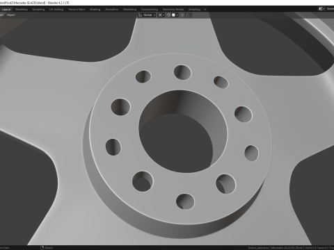 Mercedes GLA250 85384MG 3D Model