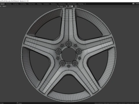 Mercedes GLA250 85384MG 3D Model