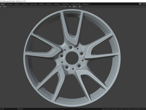 Mercedes E53 85544MB Model 3D