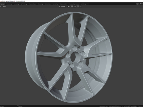 Mercedes E53 85544MB Model 3D