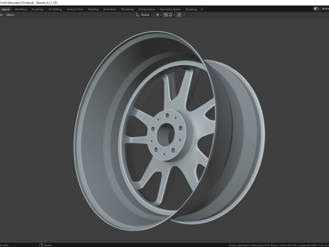 Mercedes E53 85544MB Model 3D
