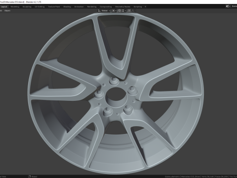 Mercedes E53 85544MB Model 3D