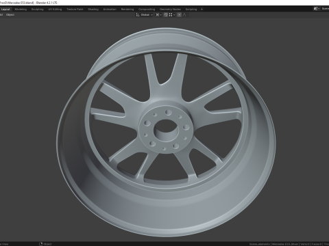 Mercedes E53 85544MB Model 3D