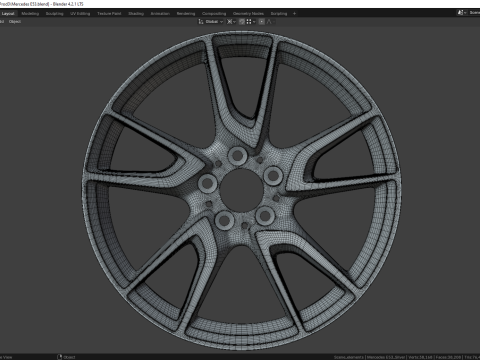 Mercedes E53 85544MB Model 3D