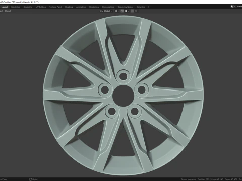 Cadillac CTS 4748MG 3D Model