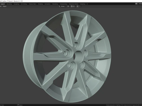 Cadillac CTS 4748MG 3D Model