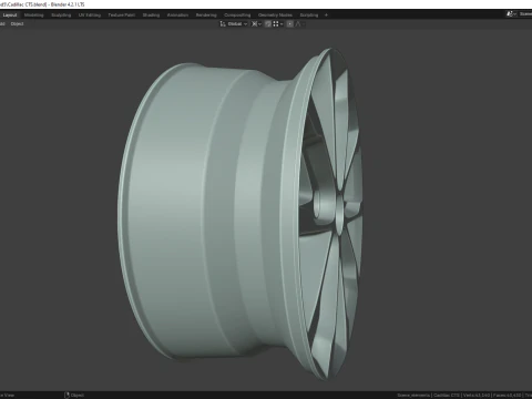 Cadillac CTS 4748MG 3D Model