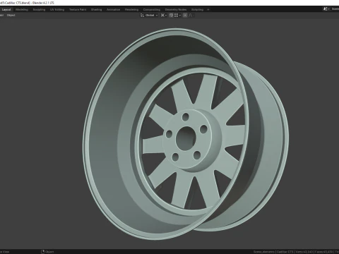 Cadillac CTS 4748MG 3D Model
