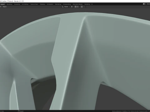 Cadillac CTS 4748MG 3D Model