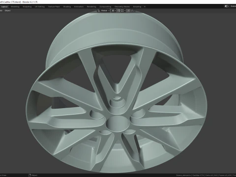 Cadillac CTS 4748MG 3D Model