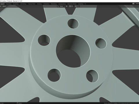 Cadillac CTS 4748MG 3D Model