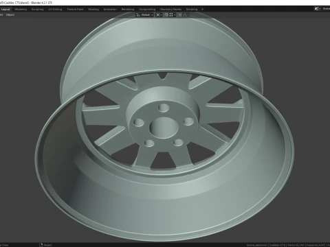 Cadillac CTS 4748MG 3D Model